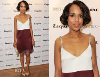Kerry Washington wore a Marc Jacobs dress to the Jimmy Choo & Esquire party held at Loulous in .jpg