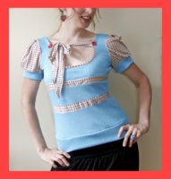 Papaya teal and polka dot candy top.jpg