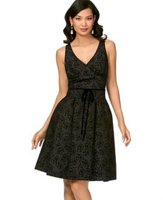 Macys Evan Picone dress taffeta burnout velvet dress.jpg