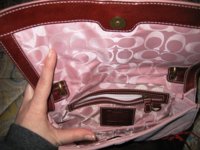 inside pink coach bag.JPG