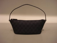 $139 Cosmetic Evening small black gg denim hobo 001.jpg