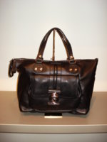 $1049 Black G Coin Tote with Zipper Top 002.jpg