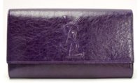 Yves Saint Laurent Belle Du Jour clutch in violet.JPG