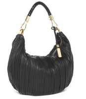 Skorpios Pleated Hobo, Black.jpg