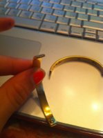 cartier love bracelet broken