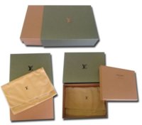 history of LV boxes, dustbag, packaging etc ?