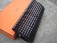 BLACK WAFFLE CLUTCH PURSE BAG HANDBAG.jpg