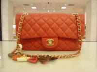 11C Chanel Summer Flaps Charms med red lamb $2450.jpg