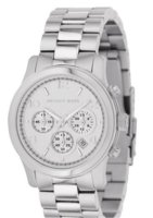 Michael Kors Silver Midsized Chronograph Watch.jpg