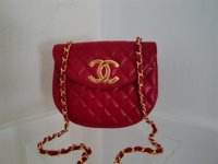 Red lambskin vintage messenger3.jpg