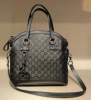 $1119 Medium Dark Green Guccissima Charmy Dome Satchel (comes with extended strap).JPG