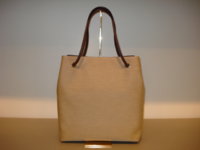 $289 Med canvas tote w brown leather trim.jpg