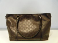 Joy Med Tote Drk Brn Guccisima $809.jpg