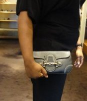 $389 Grey Clutch with Gold Hardware.jpg