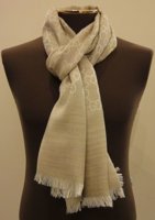 $139 Oatmeal GG Scarf 70% Wool 30% Silk 1.jpg