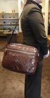 $549 Large East West Camera Case Messenger in Burgundy Imprimee 1.jpg
