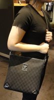 $359 Large Abbey Messenger Bag in GG Denim with silver hardware 1.jpg
