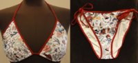 $189 Contrast Tatoo Trangle Bikini Red Trim.jpg