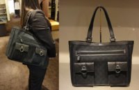 $459 Abbey Medium Black Denim Tote.JPG