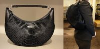 $589 Black Pony Hair Scale Embossed Hobo.jpg
