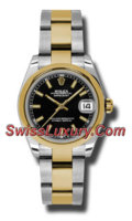 Rolex 31mm SSYG Oyster Dome Black Index.jpg