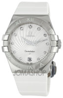 Omega Constellation 35mm Steel Diamond Markers rubber strap.jpg