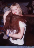 Drew Barrymore @ Planet Hollywood with a Monkey #8JP.jpg