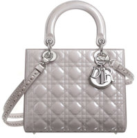 Dior Lady Dior grey patent pearlized.jpg