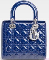 Dior Lady Dior blue patent.jpg