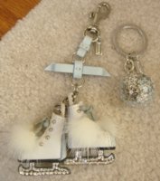 Mink Leather Ice Skate Charm #93013.JPG