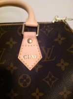 My New Addition!! Louis Vuitton hot stamping Luggage Tag.