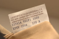 Pleated Bottega Label numbers.JPG