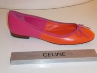 Celine pink orange ballet flat.JPG