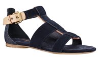 Louis Vuitton Summer 2012 Flat sandal in Suede Calf leather.jpg