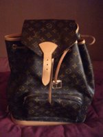 Louis Vuitton, Bags, Authentic Louis Vuitton Montsouris Backpack Gm Brown  Leather Date Code Ba937