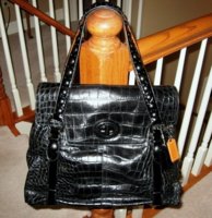 Hamptons Croc Embosssed Carryall 15394_2.JPG