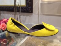 Ballerinas Chips yellow patent with lacquer buckle.jpg