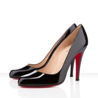 Christian Louboutin Decollete 100mm patent black.jpg