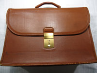 British Tan Briefcase, Front.jpg