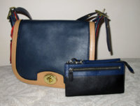 Coach Colorblock Patricia and Zippy Wallet Navy Black.jpg