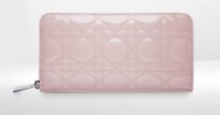 Lady Dior pale pink patent leather wallet.JPG