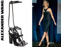 Karolina Kurkova wearing Alexander Wang Aline T-bar sandals.jpg