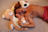 Perez Hilton1 and son, Mario Armando Lavandeira, III Perez Hilton, Jr. Credit dailymail.jpg