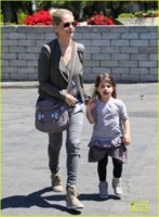 Sarah Michelle Gellar wearing Marc by Marc Jacobs blouse and bag while out with Charlotte in Los.jpg