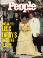 Elizabeth Taylor married 8 times.  6  Elizabeth wore Valentino for her 8th marriage was to Larry.jpg