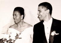 Barack ***** and Michelle ***** wed in 1992 Credit instyle.jpg