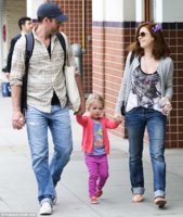 Amy Adams with fiance Darren Le Gallo and daughter Aviana in Beverly Hills on May 25 Credit dail.jpg