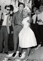 Brigitte Bardot second marriage to Jacques Charrier wedding in Louveciennes, France in 1959 Cred.jpg