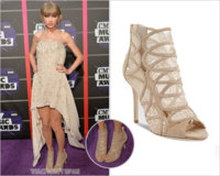Taylor Swift wore Jimmy Choo Fauna Peep Toe Booties at CMA Fest in Nashville, TN  June 6 Credi.jpg