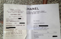Does this seem strange to you? Chanel receipt question! | PurseForum